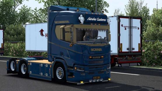 Scania R580S Harsha Customs v 2.0