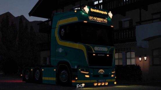 Scania S650 Leo Robertz KG + Kassbohrer Trailer v1.0