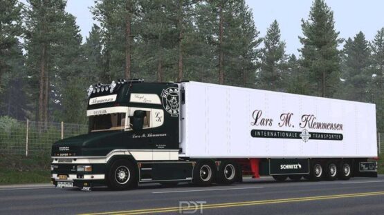 Scania T580 Klemmensen + Trailer v5.0