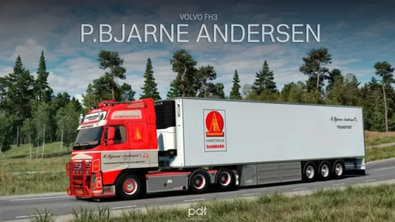 Volvo FH3 P.Bjarne Andersen + Trailer v1.0 [1.53]