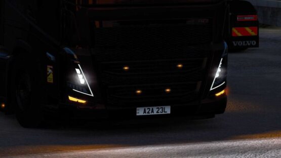 Working Amber Fog Lights for SCS Volvo FH5 v1.0