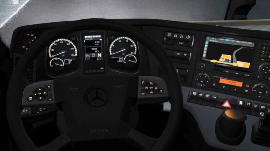 New Actros MP4 Cabin Overhaul v1.2.3h1