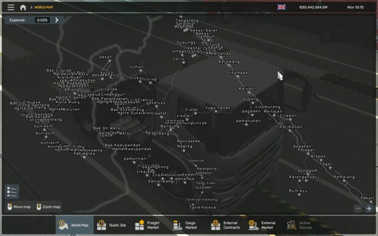 [MAP GABUNGAN v7.3.1] The Largest Indonesian Map For ETS2 1.47 to 1.53