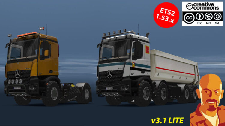 MERCEDES BENZ AROCS AGRAR v3.1 ETS2 1.53.x
