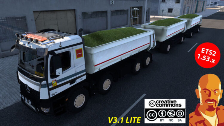 MERCEDES BENZ AROCS AGRAR v3.1 ETS2 1.53.x