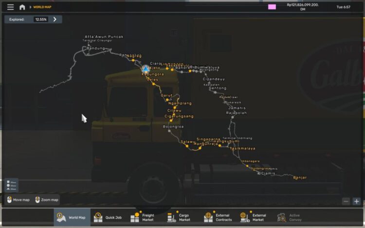 New Sundanese Map 2.0 With New Roads &ndash; ETS2 1.53