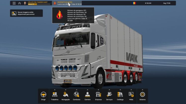 PROFILE VOLVO FH5 TANDEM KAST BY RODONITCHO MODS 1.0 1.53 06 02 2025