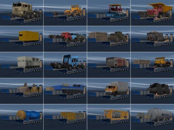 SCS Lowbed Trailer Cargo v1.4.5