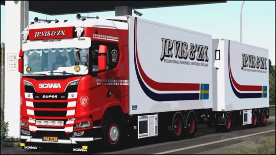 Scania S520 JP.Vis&ZN ITKH + Trailer v14.0