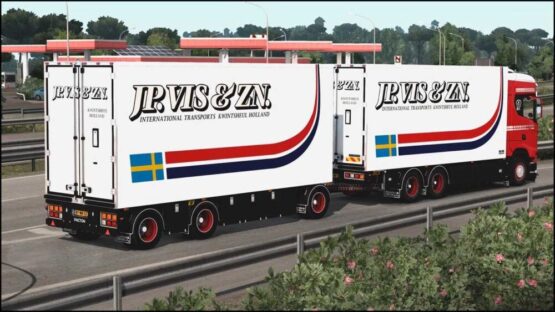 Scania S520 JP.Vis&ZN ITKH + Trailer v14.0