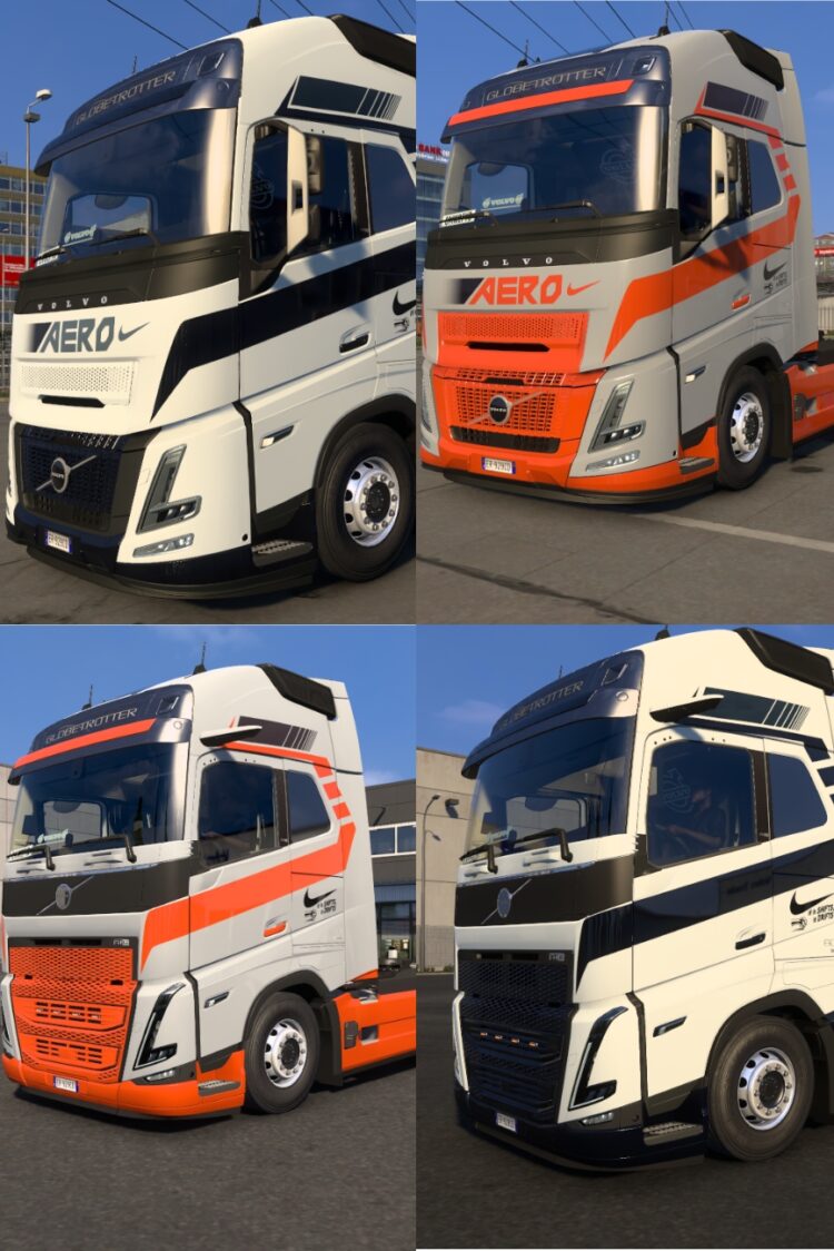 Volvo globetrotter and Aero antisocial skin