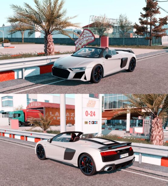 Audi R8 V10 Spyder 2021 1.2 1.54x