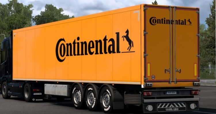 Continental skin SCS box trailer