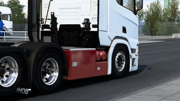 Custom Rear Bumper for Scania Truck v1.53