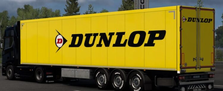 Dunlop skin SCS box trailer
