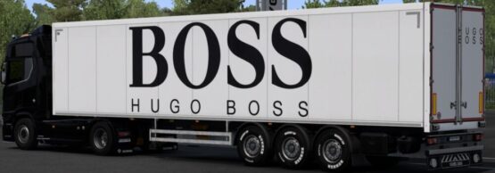 Hugo Boss skin SCS box trailer