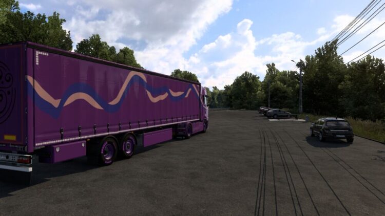 Lavander Wave Scania S Skin