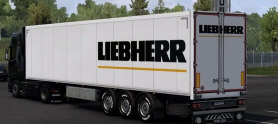 Liebherr skin SCS box trailer