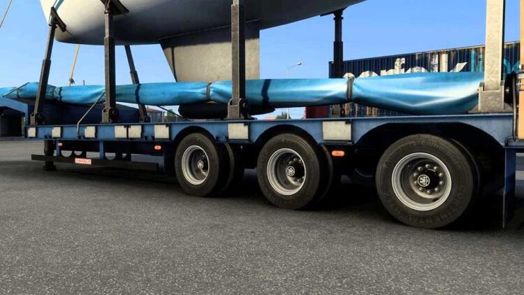 Lowbed Trailer Wheel for Job Market Trailer v1.53