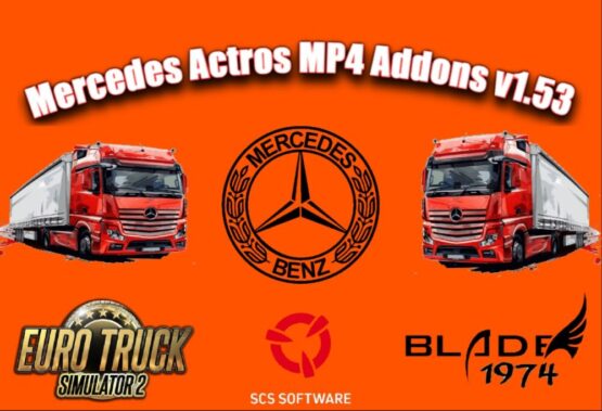 Mercedes Actros MP4 Addons 1.53-1.54