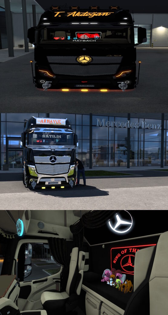 Mercedes Actros MP4 Addons 1.53-1.54