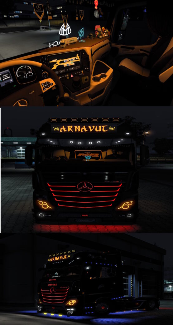 Mercedes Actros MP4 Addons 1.53-1.54