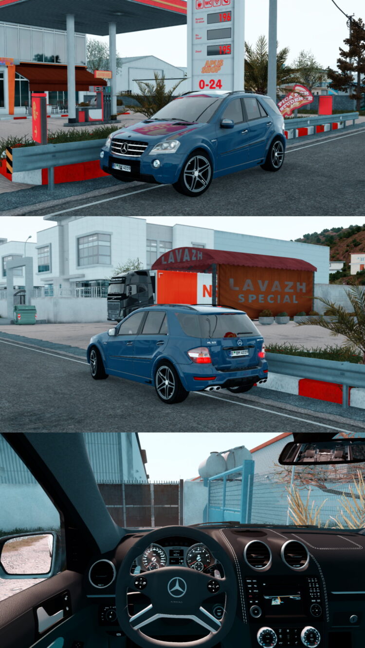 Mercedes Benz ML63 AMG 2009 1.8 1.53x