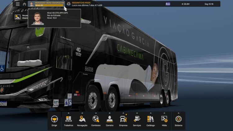 PROFILE MERCEDES-BENZ O500RSD MARCOPOLO PARADISO 1800 DD G8 MODSHOP BY RODONITCHO MODS 1.0 1.54 08 03 2025