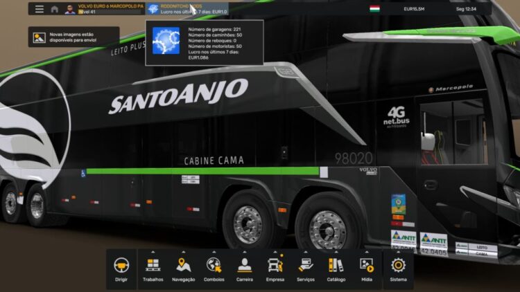 PROFILE VOLVO EURO 6 MARCOPOLO PARADISO 1800 DD G8 MODSHOP BY RODONITCHO MODS 1.0 1.54 27 03 2025