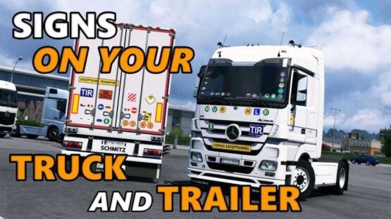 Signs on Your Truck and Trailer v1.0.6.10s [1.54]