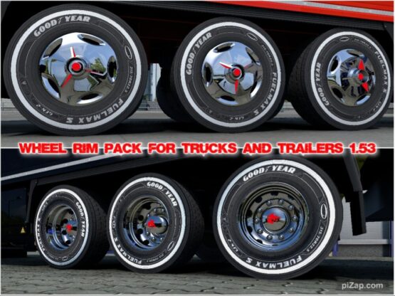 Wheel Rim Pack for Trucks and Trailers 1.53-1.54