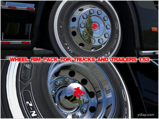 Wheel Rim Pack for Trucks and Trailers 1.53-1.54