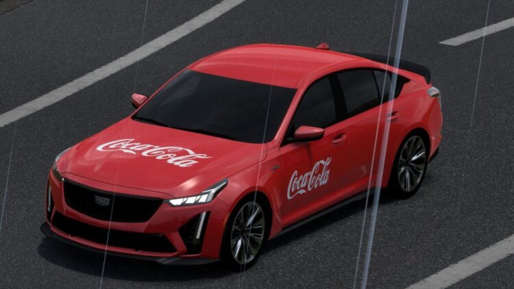 COCA-COLA CADILLAC CT5-V BLACK WING 2022 BY RODONITCHO MODS 1.0 1.54 22 04 2025