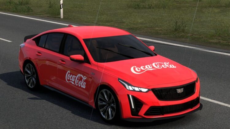 COCA-COLA CADILLAC CT5-V BLACK WING 2022 BY RODONITCHO MODS 1.0 1.54 22 04 2025