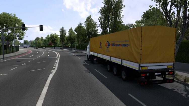 Kamaz 54115 + Trailer v1.54