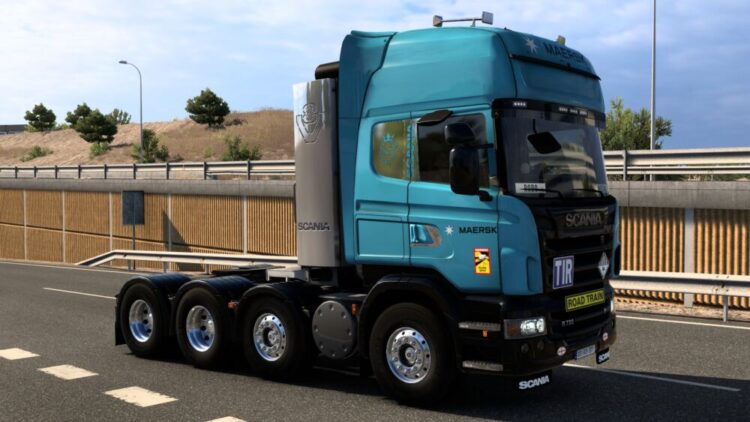 MAERSK SCANIA R 2009 BY RODONITCHO MODS 2.0 1.54 02 04 2025