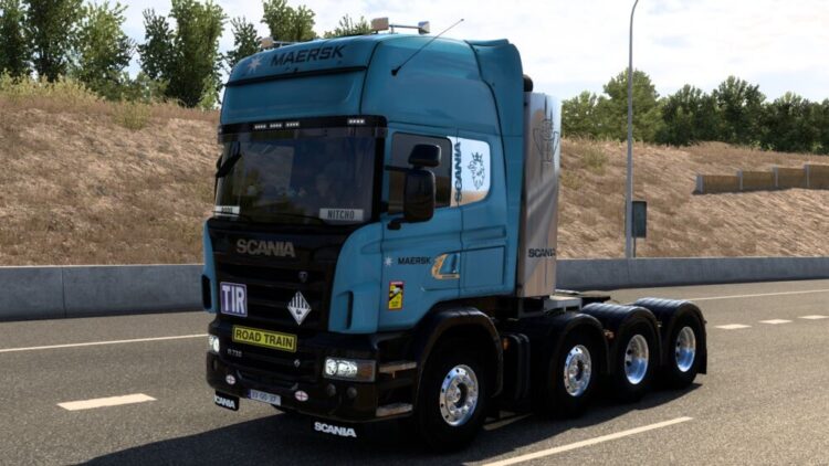 MAERSK SCANIA R 2009 BY RODONITCHO MODS 2.0 1.54 02 04 2025