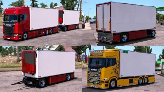 Scania NextGen Autotreno Frigo + Trailer Megamod v1.54