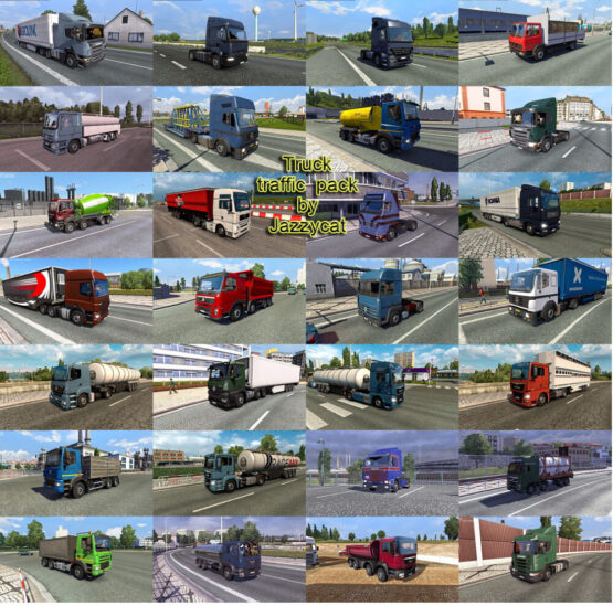 Truck Traffic Pack by Jazzycat v9.1.12