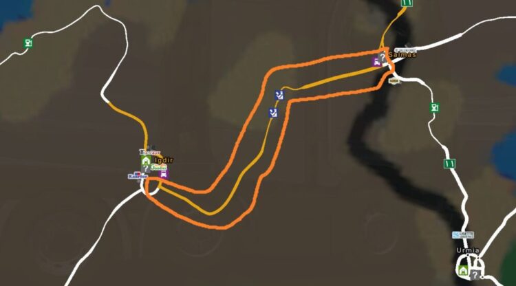 Caucasus Dream Map-BXP PM Turkey Road Connection v1.0