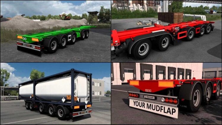 D-Tec CT-60-05D 5 Axles Container Trailer v8.0