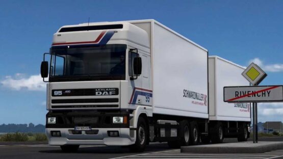DAF 95 ATI + BDF Tandem Trailer v1.8.2