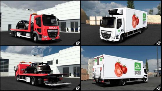 DAF LF Euro VI + Trailer v4.0