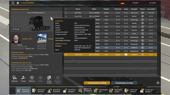 ENGINE D17 600 HP VOLVO FH16 2012 BY RODONITCHO MODS 1.0 1.54 1.55 04 05 2025