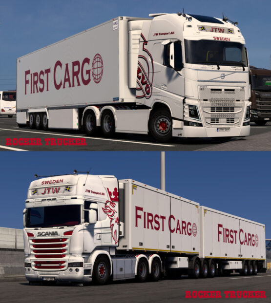 First Cargo/JTW Transport AB Skin Pack v1.0