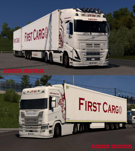 First Cargo/JTW Transport AB Skin Pack v1.0
