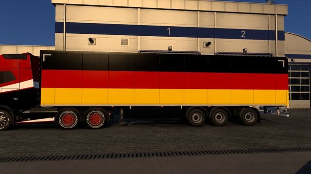 Germany Flag Trailer ETS2
