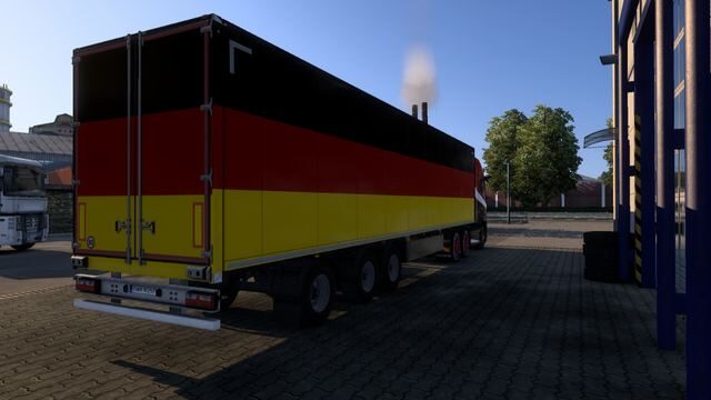Germany Flag Trailer ETS2