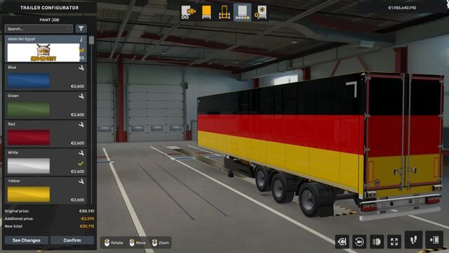 Germany Flag Trailer ETS2