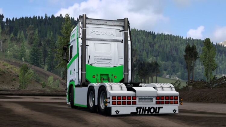 Green Forest skin for Next Gen Scania S, R.